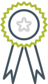 icon-integrity compressed blue ribbon